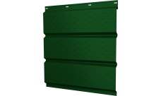 Софит металлический Классик v01 Grand Line полная перфорация 0,45 PE с пленкой RAL 6002 лиственно-зеленый