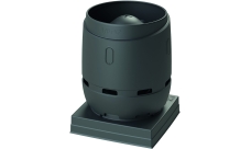 Выход вентиляционный Vilpe Flow 400S 2XL с основанием 724x724 черный