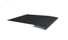 Планка начальная 0,5 PurPro с пленкой RAL 7024 мокрый асфальт (3м)