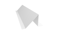 Планка снегозадержания 0,45 PE-Double с пленкой RAL 9003 сигнальный белый (2м)