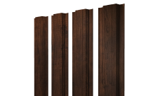 Штакетник Прямоугольный с прямым резом 0,45 Print Premium Cherry Wood Dark FTC