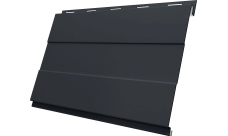 Вертикаль проф Grand Line 0,45 PE с пленкой RAL 7024 мокрый асфальт