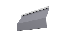 Ламель забора жалюзи Milan Slim Grand Line 0,45 Drap TX RAL 7004 сигнальный серый