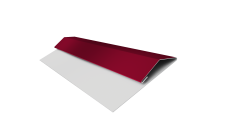 Планка стартово-финишная Экобрус, Экобрус new Grand Line 0,45 PE с пленкой RAL 3003 рубиново-красный (2м)
