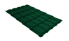 Профиль волновой "Квадро профи (Верховье)" ("Quadro Profi") v01 0,45 PE RAL 6005 зеленый мох