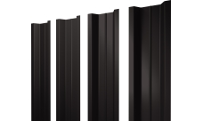 Штакетник П-образный B с прямым резом Grand Line 0,5 Atlas X RR 32 темно-коричневый