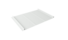 Кликфальц Line Grand Line 0,45 Drap TX с пленкой на замках RAL 9003 сигнальный белый