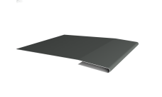 Планка начальная Grand Line 0,45 PE с пленкой RAL 7005 мышино-серый (2м)