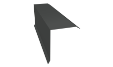 Планка торцевая 150х100 0,5 PurLite Matt RAL 7016 антрацитово-серый (2м)