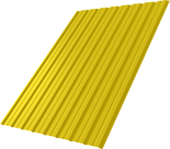 Профнастил С10B Grand Line 0,45 PE RAL 1018 цинково-желтый