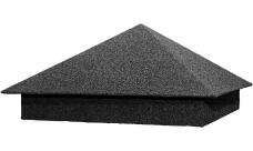 Колпак на столб 390х390мм 0,45 Базальт Эспрессо