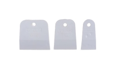 Набор белых резиновых шпателей Зубр Мастер для затирки швов 3 штуки, 40 60 80мм (1016-H3_z01)