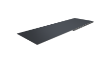 Планка финишная 48х25 Grand Line 0,5 PE lite с пленкой RAL 7024 мокрый асфальт (2м)