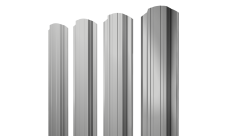 Штакетник Прямоугольный фигурный 0,45 Drap TX RAL 7047 телегрей 4