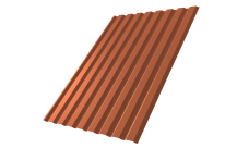 Профнастил С20A 0,5 Satin Matt TX RAL 8004 терракота