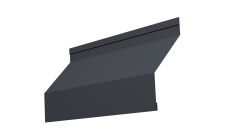 Ламель забора жалюзи Milan 0,45 Drap TwinColor RAL 7024 мокрый асфальт