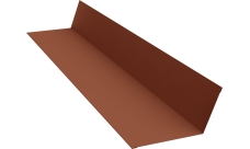 Планка примыкания 90х140 Grand Line 0,45 Drap TX RAL 8004 терракота (2м)