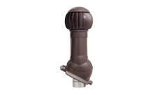 Комплект вентиляции Gervent для кровли Профнастил-21 125/160 темно-коричневый