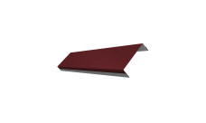 Ламель обратная 100 забора жалюзи Texas Grand Line 0,45 PE RAL 3005 красное вино