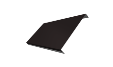 Ламель обратная 200 забора жалюзи Texas Grand Line 0,5 Drap TX RAL 9005 черный