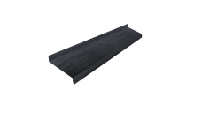 Отлив простой 100 Grand Line 0,45 Принт Премиум Серое дерево TwinColor (2м)