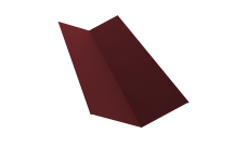 Планка ендовы верхней 145х145 0,45 Drap TX RAL 3005 красное вино (2м)