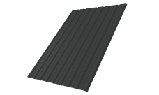 Профнастил С10B 0,5 Satin Matt TX RAL 7016 антрацитово-серый
