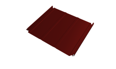 Кликфальц Double Pro Line Grand Line 0,5 Satin с пленкой на замках RAL 3011 коричнево-красный