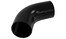 Колено 60 град 100 мм матовый RAL 9005