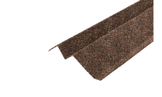 Комплект планок карнизных малых для композитной черепицы Grand Line Barcelona new/Roman брауни 1,25м (2шт)