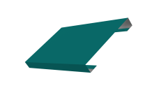 Ламель лицевая 150 забора жалюзи Texas 0,45 PE RAL 5021 водная синь