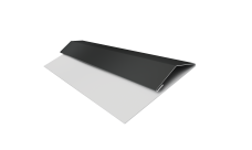 Планка стартово-финишная Экобрус, Экобрус new Grand Line 0,5 PurLite Matt RAL 7016 антрацитово-серый (2м)