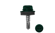 Саморез по металлу Daxmer 5,5х19 RAL 6005 (4000) сверло №3