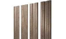 Штакетник Twin с прямым резом 0,45 Print Elite White Wood Twin с прямым резомColor