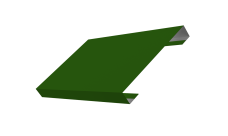 Ламель лицевая 150 забора жалюзи Texas 0,45 PE RAL 6002 лиственно-зеленый