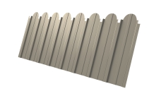 Профнастил C10A фигурный Grand Line 0,45 Drap TX RAL 1015 светлая слоновая кость