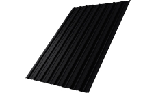 Профнастил С10A Grand Line 0,5 Satin Matt RAL 9005 черный