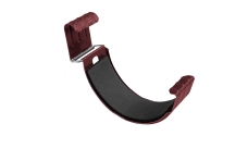 Соединитель желоба GL PU 125 мм RAL 3005 красное вино