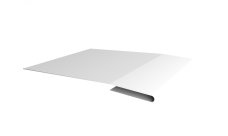 Планка начальная Grand Line 0,4 PE с пленкой RAL 9003 сигнальный белый (2м)