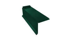 Планка торцевая сегментная 30мм Grand Line Левая 0,45 PE с пленкой RAL 6005 зеленый мох