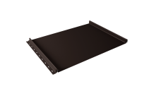 Кликфальц Grand Line 0,5 PurPro Matt 275 с пленкой на замках RAL 8017 шоколад