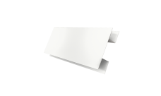 Планка H-образная стыковочная сложная 0,45 PE lite с пленкой RAL 9003 сигнальный белый (2м)