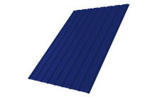 Профнастил С10B 0,45 PE с пленкой RAL 5002 ультрамариново-синий