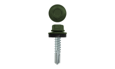 Саморез по металлу 5,5х25 (250шт) сверло №3 RAL 6020