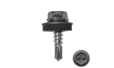 Саморез по металлу Daxmer 5,5х19 (250шт) сверло №3 RAL 7004