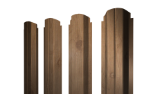 Штакетник П-образный A фигурный 0,45 Print Premium Pine Wood Fresh