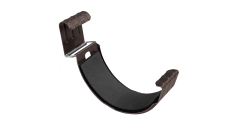 Соединитель желоба GL PU 125 мм RAL 8017 шоколад