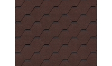 Черепица гибкая RoofShield Премиум Стандарт коричневый с оттенением