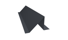 Планка снегозадержания 0,5 Velur X RAL 7024 мокрый асфальт (2м)