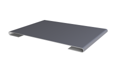 Планка стыковочная Grand Line 0,45 Drap RAL 7004 сигнальный серый (2м)